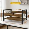 Schallplattenständer 27 x 37 x 44 cm, 100 LPs, Holz, Produktbild-Vorschau 5