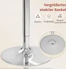 WOLTU Bartisch mit runder Tischplatte höhenverstellbar aus Produktbild-Vorschau 7