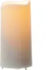 LED Mini Kerze/Grabkerze - flackernd - H: 10cm, D: 5cm - Timer + Sensor - bis 750h - weiß Produktbild-Vorschau