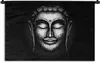 MuchoWow® Wandteppich Wandbehang Buddha - Gesicht - Silber Produktbild-Vorschau 1