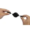 Cavo jack 3,5 mm roll-up placcato oro 1,1 m nero Anteprima dell’immagine prodotto 3