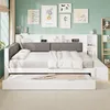 Flieks dagbed 120x200 cm met uitschuifbed 90x190 cm, Productafbeelding-voorbeeld 3