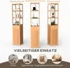 Kúpeľňová skrinka Kleankin, kúpeľňová skrinka z bambusu, Náhľad obrázku produktu 7
