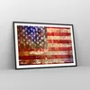 Gerahmtes Poster - Schwarzer Rahmen - Amerika Flagge Produktbild-Vorschau 8