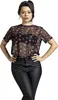 Pussy Deluxe T-Shirt Damen Cherries Mesh Cropped Boxy Shirt Produktbild-Vorschau 4