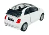 Welly 2010 Fiat 500C Weiss 1:34-1:39 Die Cast Metall Modell Produktbild-Vorschau 4
