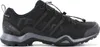 A side view of a black Adidas Terrex hiking shoe. Náhled obrázku produktu