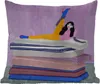 MuchoWow® Outdoor Kissen - Frau - Vintage - Pastell - 40x40 Produktbild-Vorschau 6