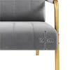 Yaheetech Polstersofa mit Armlehnen & Beine aus Metall Produktbild-Vorschau 11
