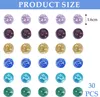 30 svítících skleněných kuliček, 1,6 cm, vícebarevné Náhled obrázku produktu 5
