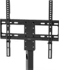 A black TV stand mount is shown against a white background. Produktbild-Vorschau