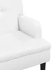 vidaXL Lavica s operadlom biela 112x65,5x75 cm Imitácia Náhľad obrázku produktu 6