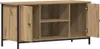 A TV cabinet with open doors and shelves. Náhľad obrázku produktu