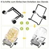 Ikodm Sprossenglas 2x1000ml mit Edelstahlsieb, Ständer und Produktbild-Vorschau 6
