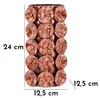 Mauro Ferretti Vase Drop Rot 12,5x12,5x24 cm Produktbild-Vorschau 7