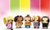 Five LEGO BrickHeadz figures representing the Spice Girls stand in front of a colorful background. Náhled obrázku produktu