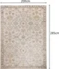 Wollteppich 200x285 - Beige - Naturwolle - Baumwolle - 800 Produktbild-Vorschau 4
