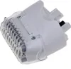 A close-up, studio shot of a white electric shaver attachment against a white background. Produktbild-Vorschau