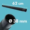 Tubo a pressione Kalitec 38mm nero 62cm lungo I tubo di Anteprima dell’immagine prodotto 2