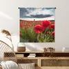 MuchoWow® Wandteppich Wandbehang Mohnblumen vor einem Produktbild-Vorschau 6