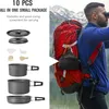 Camping-Kochgeschirr-Set, Topf, Bratpfanne, Produktbild-Vorschau 4