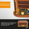 Denver MCR-50MK2 Retro drewniany gramofon z radiem CD Podgląd zdjęcia produktu 15