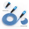 USB-C zu USB-C Kabel 480mbps 60W mit Metall Stecker - Blau Produktbild-Vorschau 3