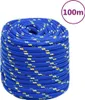 vidaXL Bootsseil Blau 18 mm 100 m Polypropylén Náhľad obrázku produktu 6