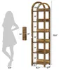 Tribesigns Bücherregal 6-stufig, schmal, 180 cm hoch, Produktbild-Vorschau 7