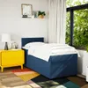 Boxspringbett mit Matratze Blau 100x200 cm Stoff, Produktbild-Vorschau 4