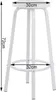 Woltu BH237ws-2, MDF, 120 kg Náhľad obrázku produktu 3
