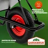 GARDEBRUK® Brouette 100L acier galvanisé 250kg pneu Voir les images du produit 5