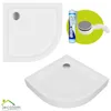 ECOLAM Duschwanne BEN 90x90 x 15 cm Tiefe 5 cm Siphon + Produktbild-Vorschau 2
