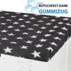 A close-up view of a washing machine cover with a star pattern, placed on top of a washing machine. Anteprima dell’immagine prodotto