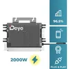 SUNNIVA® 2000W Balkonkraftwerk BIFAZIAL FULLBLACK komplett Produktbild-Vorschau 3