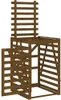 vidaXL Box na odpadky Honey Brown 84x90x128,5 cm Masívne Náhľad obrázku produktu 6