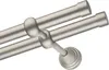 A close-up view of a double curtain rod system. Náhled obrázku produktu