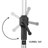 anndora knickbarer Balkonschirm 2x2 m UV-Schutz UPF 50 Produktbild-Vorschau 5