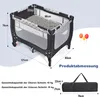 GOPLUS 2 in 1 Baby Reisebett mit Matratze, Baby Laufstall Produktbild-Vorschau 5