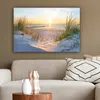 MuchoWow® - Leinwandbilder - Strand - Sonne - Düne - Gras - Produktbild-Vorschau 5