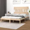 vidaXL Massivholzbett 200x200 cm -  Betten & Bettgestelle Produktbild-Vorschau 2