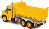 Muldenkipper Kinder Spielzeug LKW PROFI gelb Schwungrad Produktbild-Vorschau 2