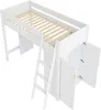 Sweiko Kinder-Hochbett, multifunktionales Kinderbett, mit Produktbild-Vorschau 17