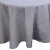 Outdoor Garten-Tischdecke grau rund 145 cm abwaschbar Produktbild-Vorschau 1