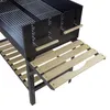 Grill Grillwagen Grillen Camping Standgrill Holzkohlegrill Gartengrill Barbecue Almeria Fahrbar Schwarz Holzkohle Riesen-grill Roste 4031765175340 17534 B000T4YUZ8 Produktbild-Vorschau