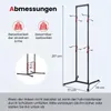 Stojan na bicykle COSTWAY, samostatný, pre 4 bicykle, Náhľad obrázku produktu 6