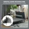 HOMCOM-Schlafsessel-Samtimitat(100% Polyester), Stahl-75L x Produktbild-Vorschau 5