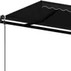 vidaXL Store automatique rétractable 450x350 cm Anthracite Voir les images du produit 5