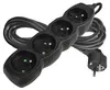 Prodlužovací kabel 5 m / 4 zásuvky / černý / PVC / 1,5 mm2 Produktbild-Vorschau