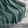 Fleecedecke dunkelgrün aus 100% recyceltem Material + Produktbild-Vorschau 3